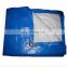 Blue durable polyethylene fabric cover for materials