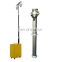 6 meter Mobile surveillance telescopic mast for CCTV, dome camera and floodlight