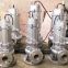 WQAS Submersible sewage pump with semi-open spiral cutting impeller