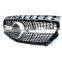 Silver Front grill Diamond grille for Mercedes Benz W176 A CLASS A180 A200 A260 A45 2013 2014 2015