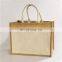 Jute handbag shopping promotional burlap travel  jute environmental protection bag