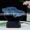 Kids Bedroom Decoration 3D Lamparas Led Illusion Night Light ABS Rechargeable Base Lamp