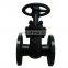 GOST standard steam cast iron double disc water seal flange type gate valve