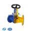 DIN F4 GG25 GGG40 Body SS304 Bellow Manual Globe Valve For Water Gas