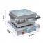 High Efficient 2000W Electric Square Waffle Belgian Machine Commercial Square Waffle Maker