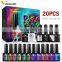 VENALISA Popular 7.5ml 20pcs Kit 9D Galaxy Cat Eye UV Gel Polish With Magnet For Nail Beauty