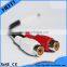 3.5mm male to 2 female rca y splitter Audio Adapter Cable