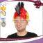 Deutschland flag football fan wigs hair