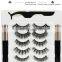 High quality magnetic eye lashes false eyelashes kit with magnetic eyelash kit private label natural look magnetic eyelashes