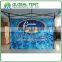 Custom Print Steel Folding Marquee Trade Show Tent Frame 3x3m ,30mm, with white canopy & Valance(Unprinted), 3 full walls