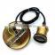 Simple Pendant Light Kit E27 Lamp Holder With Textile Cable Wire Ceiling Rose lamp Cord Set