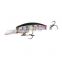 Factory Wholesale long tongue minnow 7.5cm 5g hard bait fishing lure Minnow for freshwater sea fishing