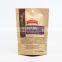 Biodegradable  Customized Print 100g Packaging Bag recyclable chip Stand Up Pouch Kraft Paper tea Coffee bag
