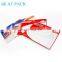 Customized soft plastic bait bags for fishing glossy surface zipper bags
