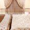 Solid wood luxury bedroom furniture bed end stool leather benches ottoman European style bed stool