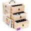 75 Bottles Roller Balls 3 Tier Space Saver Wooden essential oil box Storage Case