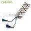 Popular Glass Seed Bead Blue Cotton Tassel Bracelets Handmade for Women CLL146