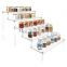 5 Tiered Acrylic Spice Rack Seasoning Organizer Shelf Display Stand spice organizer rack