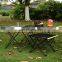 Wholesale outdoor portable furniture picnic camping aluminum alloy small folding picnic dining table