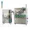 Automatic filling and sealing machine for water emulsion plastic tubes such as toothpaste and hand cream