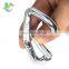 Colorful 68mm D shape aluminum carabiner clip keychain climbing rock climbing carabiner for camping hiking outdoor