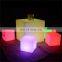 led cube chairs/light cube seat/glow chair led outdoor furniture bar tables and stools