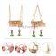 Branded Hanging Cage Chewing Animals Singing Wood Foraging Flying Birds Toy