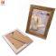PS Plastic Simple Design Photo Frame Golden Lines Design Photo Frame for Hotel Decoration
