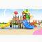 Factory wholesale plastic slide park children outdoor playground equipment