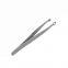 Annular nose pore trimming artifact manual stainless steel round nose hair scissors nose hair clip forceps men