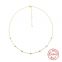 S925 Sterling Silver Baroque Shaped Pearl Collar Necklace