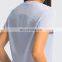 High Quality Casual Fitness Yoga Wear Women Custom T Shirt Short Sleeve Running Exercise Gym Wear Tanks