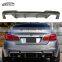 F10 F18 M Sport M5 V Style High Quality Carbon Fiber Rear Diffuser Rear Bumper Lip For BMW 5 Series F10 F18 M5