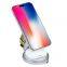 Magnetic Wireless Charger Foldable Multifunctional Zinc Alloy 3 in 1 Magnetic Charging Stand for Apple 12-15 Pro / Max Series