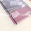 Double wire spiral binding journal, elastic band for closure NSXQ-KB0006