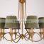 2016 new wrought iron candle chandelier lighting ZH-6006