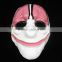 Hot sale 2015 halloween carnival mask PVC adult party masks Payday2 cosplay Christmas make party mask