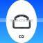Plastic D and Triangle Ring Belt Webbing Buckle for Bag Accessories