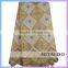 New Arrival Beautiful Cotton Heavy African Voile Lace Fabric MSL0352 in White Color