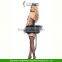New Halloween Masquerade Fancy Dress Corset Suit Leopard Cat Girl Halloween Costumes