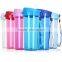 Filter plastic handle tea water cup ,Colorful Water Bottles