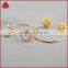 Mystic Adjustable Bangle Sun Flower White Solar Quartz Jewelry