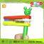 Colorful Early Education Lovely Animal Rattle Wooden Music Toy