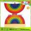 2015 Popular Toy 14 Bright Rainbow Stacking Pieces Combined Wooden Educational Toys                        
                                                Quality Choice