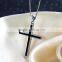 High fashion rock men's silver cross pendants jewellery made in China