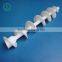 Custom CNC machined for plastic Nylon transporting screw color nylon conveyer screw