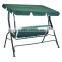 3 Seater Garden Steel Frame Patio Swing Chair With Canopy