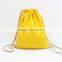 wholesale cotton drawstring backpack with various colors