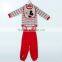 Mickey emb Comfortable fabric cotton casual three piece baby suit for top +pant +bib