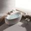 Luxury bathroom whirlpool bathtub cast iron seamless join B24510W